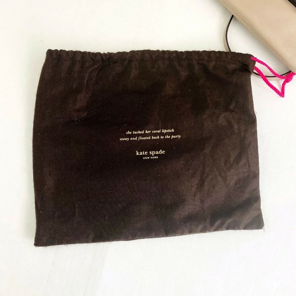 Kate Spade Janelle Small Crossbody Bag Nude Black - Picture 10 of 10